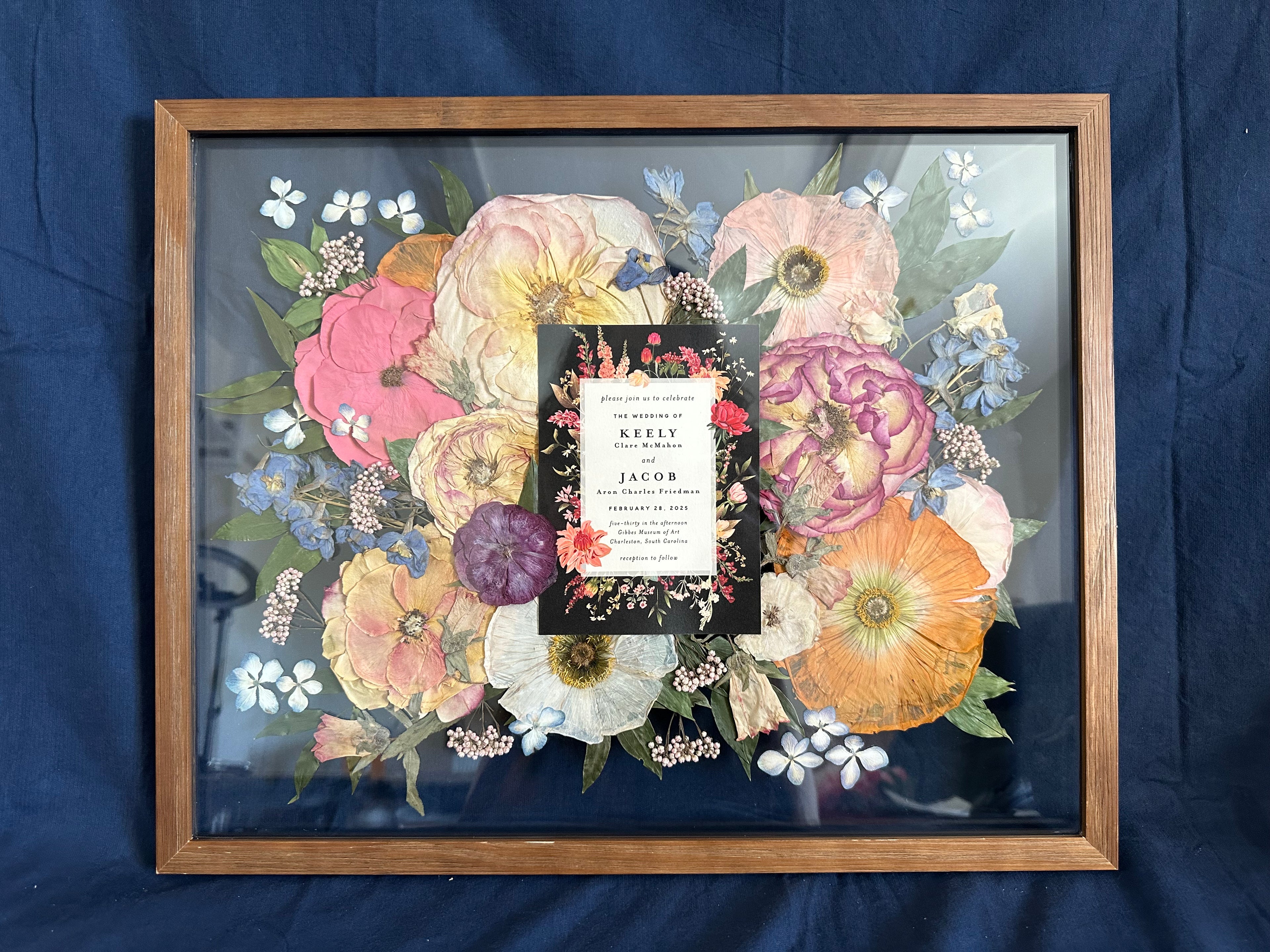 Bouquet Preservation Reservation Deposit — Signature Frame